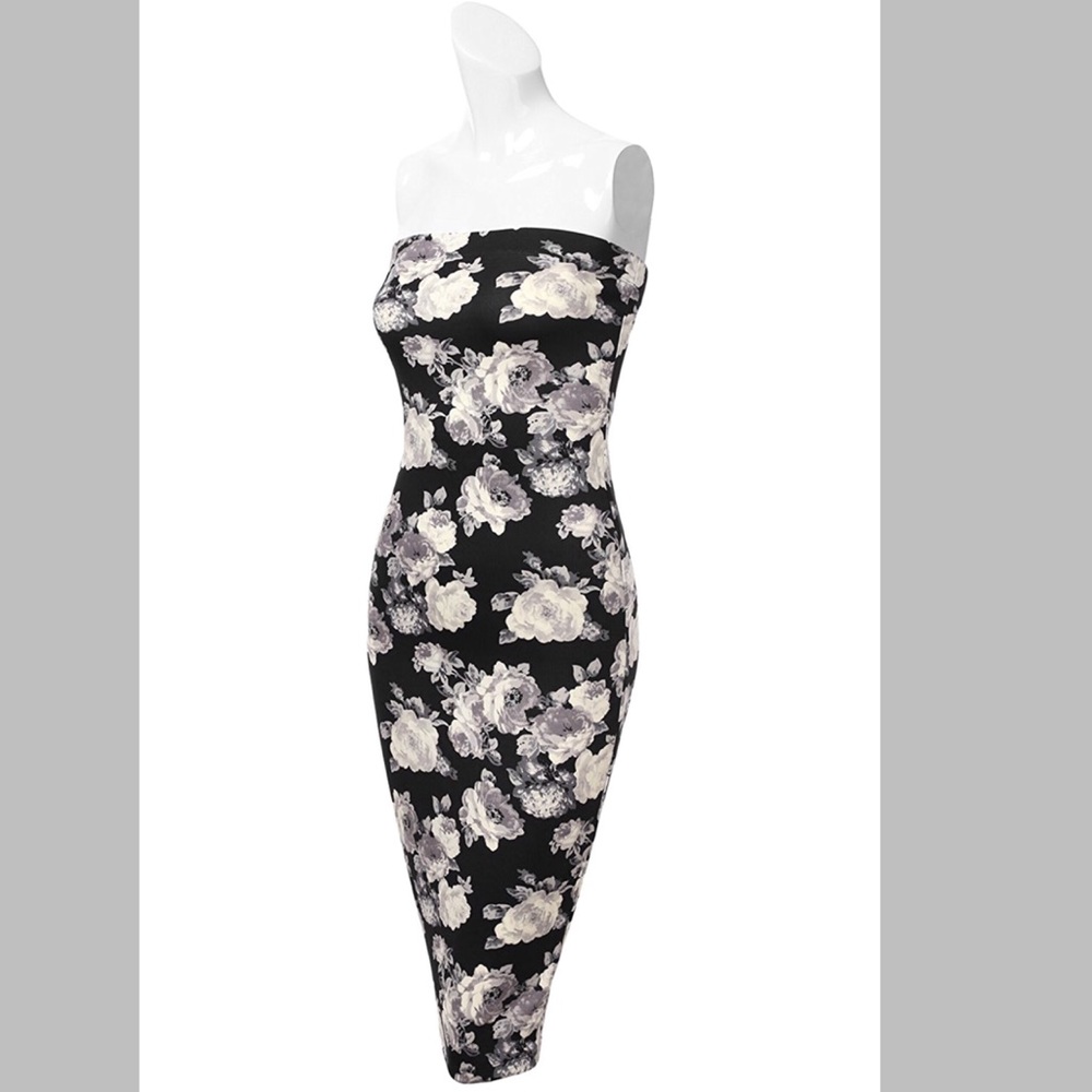 NWT beautiful floral midi dress